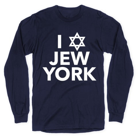 I Love Jew York Longsleeve Tee